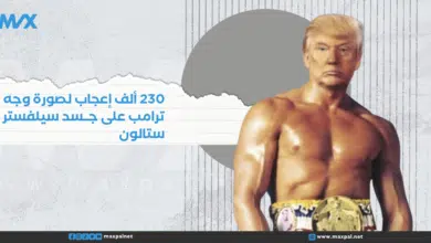 230 ألف إعجاب لصورة ترامب على جسد سيلفستر ستالون 230 ألف إعجاب لصورة ترامب على جسد سيلفستر ستالون