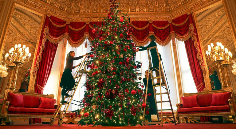 شجرة كريسماس العائلة المالكة.. تقليد بريطاني عمره 200 عام