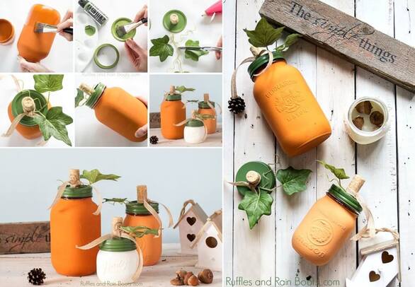 10 أفكار لاستخدام القطرميزات الزجاجية في الديكور 10 أفكار لاستخدام القطرميزات الزجاجية في الديكور