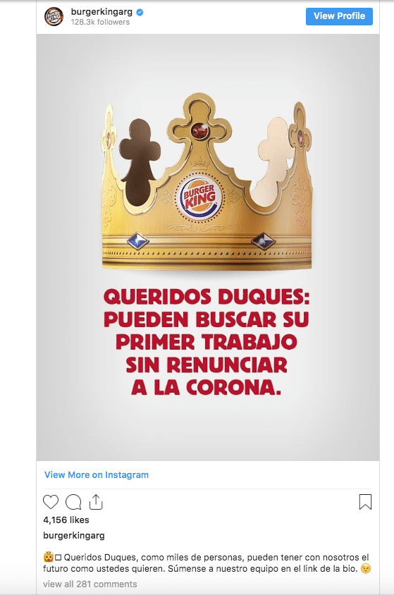 برغر كينغ تعرض على الأمير هاري وظيفة في أحد مطاعمها برغر كينغ تعرض على الأمير هاري وظيفة في أحد مطاعمها