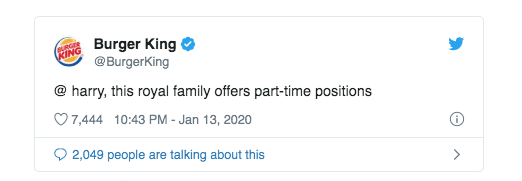 برغر كينغ تعرض على الأمير هاري وظيفة في أحد مطاعمها برغر كينغ تعرض على الأمير هاري وظيفة في أحد مطاعمها