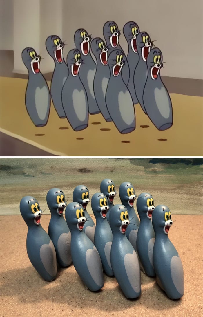 فنان ياباني يحول أبرز مشاهد توم وجيري إلى منحوتات مضحكة فنان ياباني يحول أبرز مشاهد توم وجيري إلى منحوتات مضحكة