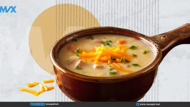 طريقة عمل شوربة البطاطس والبروكلي بالجبن طريقة عمل شوربة البطاطس والبروكلي بالجبن