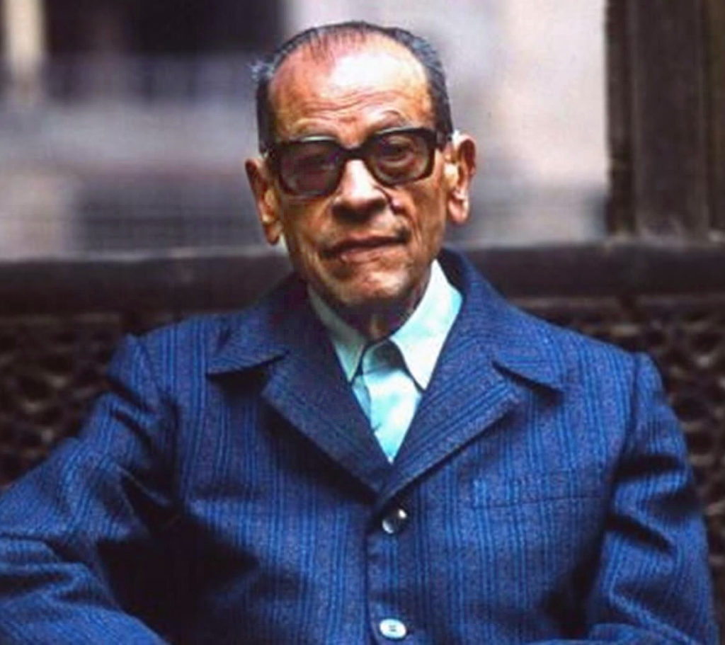 Naguib Mahfouz in 1980s