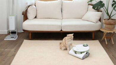 سامسونج تطلق مكنسة روبوتية ذكية لمراقبة الحيوانات الأليفة في المنزل سامسونج تطلق مكنسة روبوتية ذكية لمراقبة الحيوانات الأليفة في المنزل