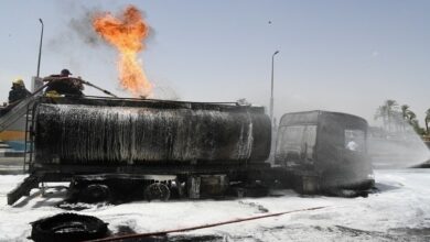 موقف بطولي لسائق مصري ينقذ محطة وقود بقنا من كارثة موقف بطولي لسائق مصري ينقذ محطة وقود بقنا من كارثة