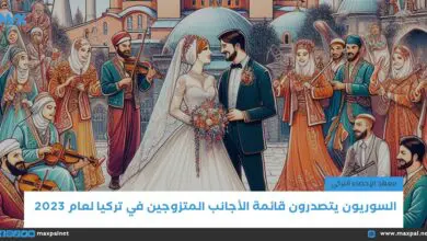 السوريون في مقدمة الأجانب في نسب الزواج في تركيا لعام 2023 السوريون في مقدمة الأجانب في نسب الزواج في تركيا لعام 2023