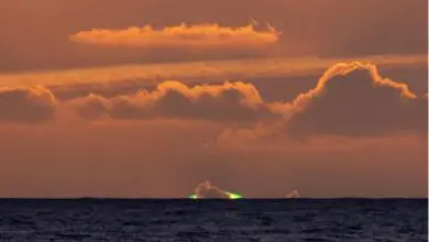 ظاهرة الوميض الأخضر: الشمس تتحول إلى اللون الأخضر في بريطانيا ظاهرة الوميض الأخضر: الشمس تتحول إلى اللون الأخضر في بريطانيا