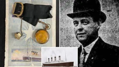 ساعة جيب ذهبية تعود للتايتانيك بمبلغ كبير في مزاد علني ساعة جيب ذهبية تعود للتايتانيك بمبلغ كبير في مزاد علني