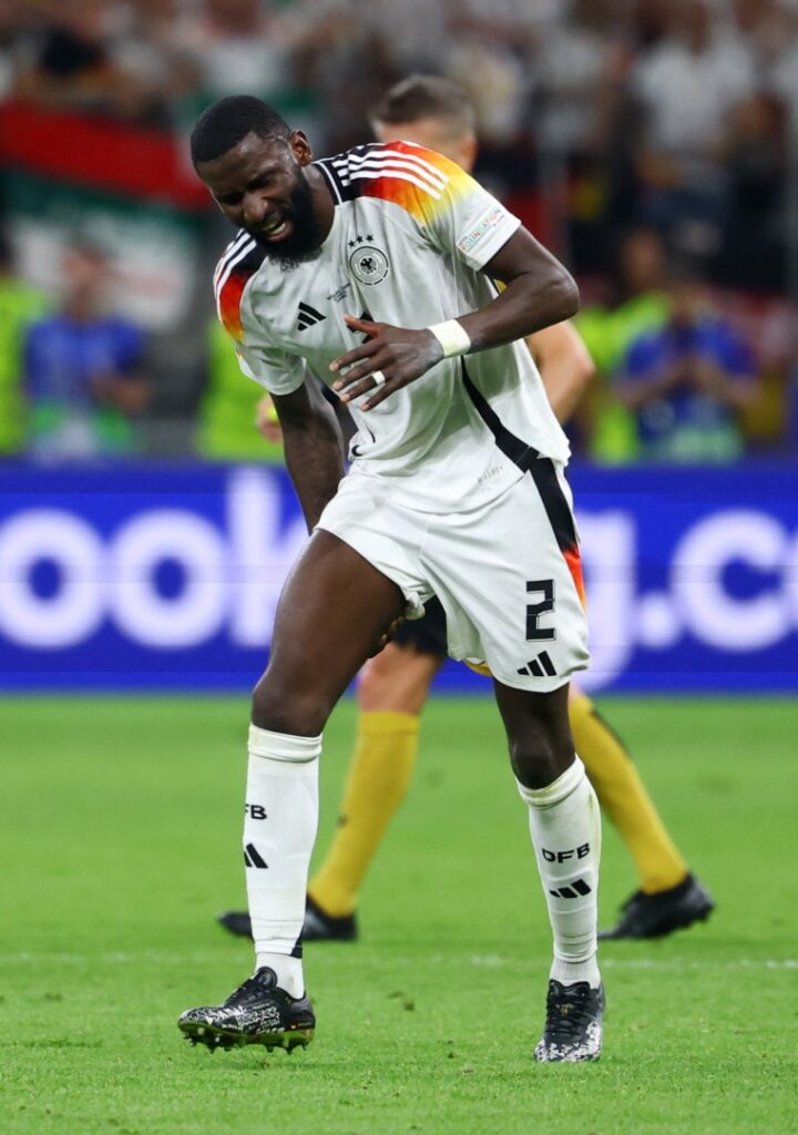 الإصابة تهدد روديغر من المشاركة مع الماكينات الإصابة تهدد روديغر من المشاركة مع الماكينات